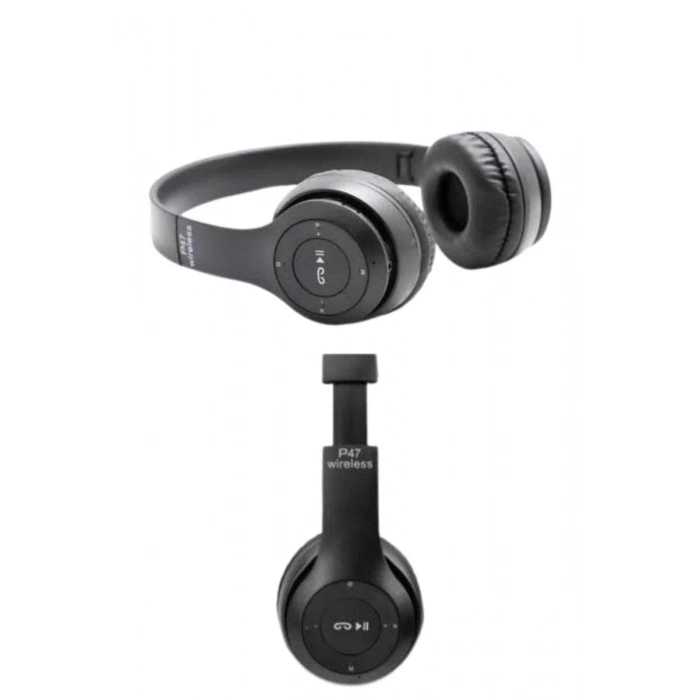 Wireless 5.0 Bluetooth Kablosuz Kulaklık ANC Özellikli Kulak Üstü Ayarlanabilir