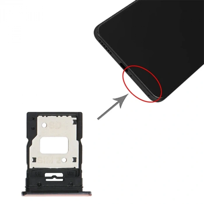 Xiaomi Mi 11 Lite Sim Hafıza Kart Kapağı Tutucu-(5775)
