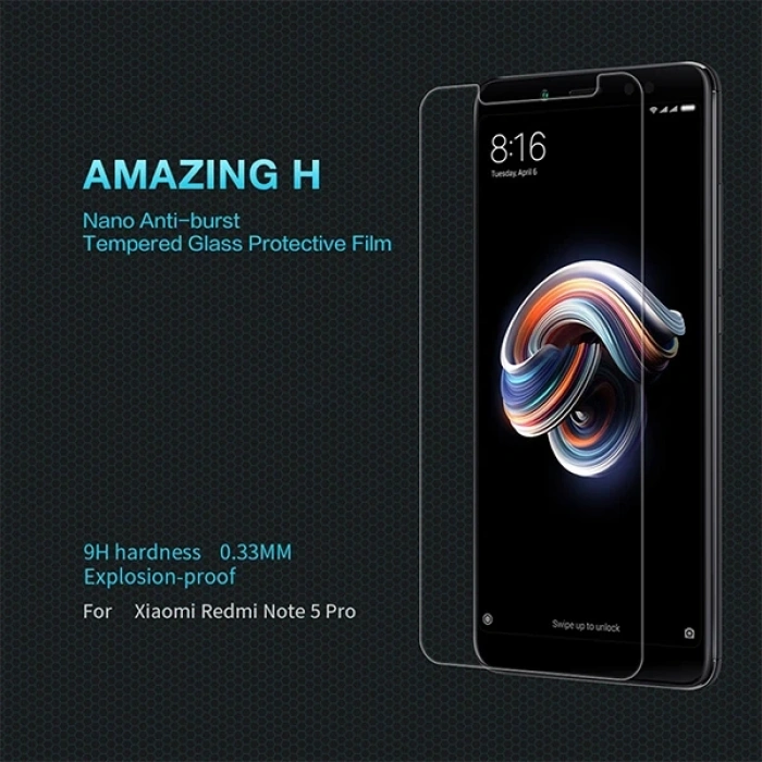Xiaomi Redmi 5+ Plus Kırılmaz Cam Ekran Koruyucu-(5775)