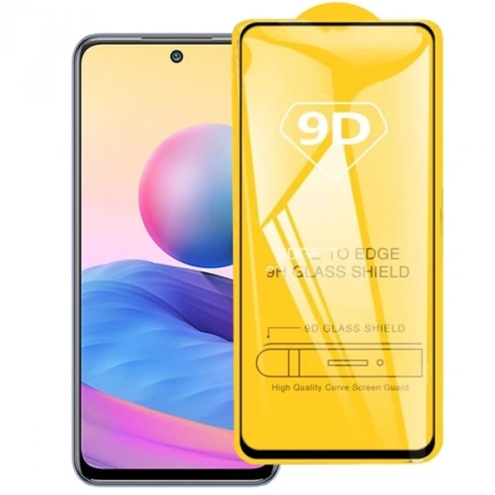 Xiaomi Redmi Note 10  9D Full Glue Full Kaplama Tempered Cam Ekran Koruyucu-(5775)