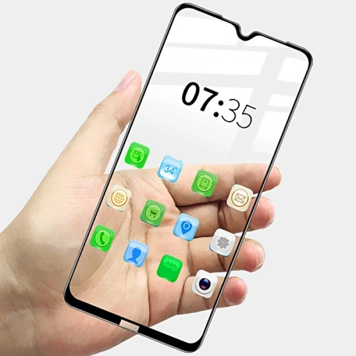 Xiaomi Redmi Note 8 3D Full Glue Tempered  Cam Ekran Koruyucu-(5775)