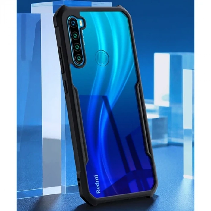 Xiaomi Redmi Note 8t Shok Absorption PC+TPU Darbe Emici Kılıf-(5775)