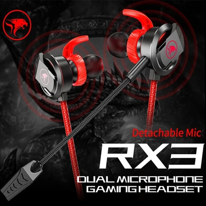 XMOWİ RX3 35mm Çift Mikrofonlu Oyuncu Kulaklık Gaming Kulaklığı-(5775)