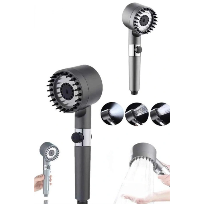 Yeni Masaj Etkili Nesil Filtreli  Duş Başlığı Fıskiyesi Duş Banyo