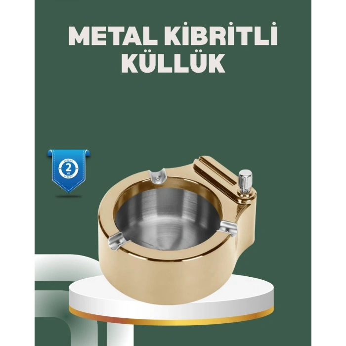Yeniden Doldurulabilir Çakmaklı Küllük Dayanıklı Yapı