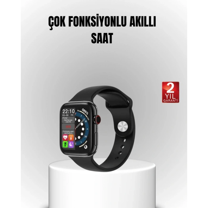 Yüksek Çözünürlüklü 1.9 Akıllı Saat – 5-6 Gün Aktif Kullanım Şık ve Modern Tasarım