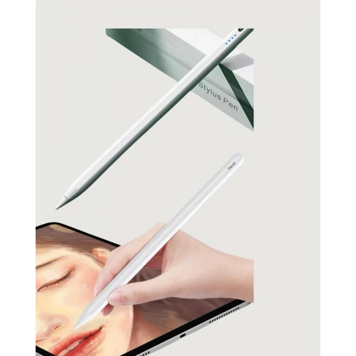 Yüksek Hassasiyetli Eğim Sensörlü Dijital Kalem – USB-C Hızlı Şarjlı