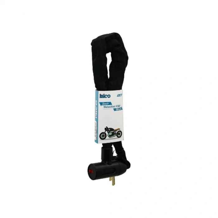 Zincirli Anahtarlı Motor ve Bisiklet Kilidi 100 cm