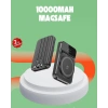 10000 mAh Kablosuz Hızlı Şarj Destekli Powerbank – 15W PD20W Type-C Girişli
