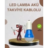 12V LED Ampul Timsah Kıskaçlı Taşınabilir Aydınlatma