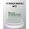 13 Parça Makyaj Fırça Seti – Ergonomik Dökülme Yapmayan Taşınabilir