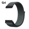 22MM Gear S3 Watch 4 -Gt2 GT2E 46MM Kayış Kordon Lylon Loop-(5775)