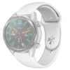 22MM Silikon Kayış Kordon Gear S3 Watch 4 -GT2 GT2E 46MM KayışKordon Watch Active 2 22MM-(5775)
