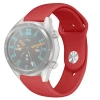 22MM Silikon Kayış Kordon Gear S3 Watch 4 -GT2 GT2E 46MM KayışKordon Watch Active 2 22MM-(5775)