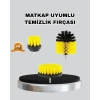 3 Parça Matkap Fırça Temizlik Seti – Her Yüzey İçin Güçlü ve Pratik Çözüm