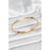 316L Çelik Gold Renk 65 mm İnce Kadın Kelepçe Bileklik 5886
