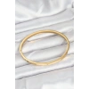 316L Çelik Gold Renk 65 mm İnce Kadın Kelepçe Bileklik 5886