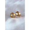 316L Çelik Gold Renk Sıkıştırmalı Erkek Küpe 5886