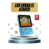 3.5 İnç Mini Atari Taşınabilir Oyun Konsolu 666 Adet Retro Oyun