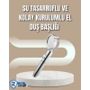 360° Ayarlanabilir Çok Fonksiyonlu Duş Başlığı