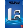 3D Çift Oyun Kollu 4K HD Ekran Nostaljik 20.000 Oyunlu Beyaz Game Box