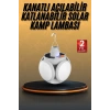 5 Kanatlı Bahçe Aydınlatma Led Askılı Solar Güneş Enerji Usb Sarjlı