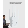 50 Cihaz Destekli 300Mbps Kablosuz Sinyal Güçlendirici RJ45 Kablolu Kullanım