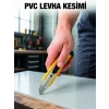 5’li Profesyonel Metal Falçata Seti Ergonomik Saplı Çok Amaçlı Kesici Maket Bıçağı
