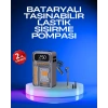 6000mAh Bataryalı LED Ekranlı Akıllı Hava Kompresörü