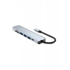 8 Portlu Macbook Çevirici Type C Hub  SD TF USB Çoğaltıcı Ethernet
