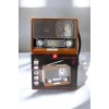 Ahşap Görünümlü Retro Bluetooth Radyo USBAUX Ve SD Kart Girişli