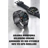 Akıllı Saat Arama Cevaplayan Titreşim Özelliğiyle Bildirim Görebilen