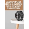Akıllı Saat Çelik Kordon Çağrı Cevaplama Amoled Ekran Titreşimli Uyku ve Sağlık Takibi