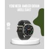 Akıllı Saat Kablosuz Şarj Arama Cevaplama ve Geniş Ekran Desteği