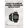 Akıllı Saat Wireless Şarj Yüksek Çözünürlüklü Müzik Dinleme Sesli Cevaplama