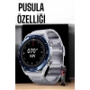 Akıllı Saat Yeni Nesil Bluetooth Bağlantılı Uyku ve Sağlık Takibi NFC ve GPS