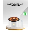 Alev Efektli Aromaterapi Difüzörü – 360 ml Su Hazneli Sessiz ve Zaman Ayarlı