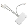 ALLY 3 İN1  İPhone+Usb C+ Usb A Kamera Okuyucu Kart Okuyucu-(5775)