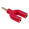 ALLY 3.5 mm Kulaklık Mikrofon Çoklayıcı 3.5 mm Splitter Dönüştürücü-(5775)