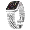 Ally Apple Watch 7-8 41mm 6-5-4 40mm Kayış Kordon Paslanmaz Çelik 3-2-1 38mm-(5775)