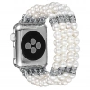 Ally Apple Watch 7-8 45mm 6-5-4 44mm Full Boncuk Taşlı Kordon Kayış 3-2-1 42mm-(5775)