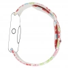 Ally Apple Watch İçin 38mm Yüksek- Kalite Desenli Silikon Kordon-(5775)