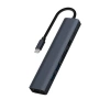 ALLY BYL-2303 7 IN 1 Type-c To USB + Type-c + Ethernet + Kart Okuyucu + HDMI Dönüştürücü Çoğaltıcı H-(5775)