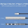 Ally HB01 5In1 Type C Dönüştürücü  Adaptör Hub Çoklayıcı-(5775)