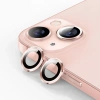 ALLY İPhone 13 - 13 Mini 3D Metal Çerçeveli Kamera Lens Koruyucu-(5775)