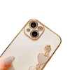 Ally iPhone 13 Mini 5.4inç Kılıf Kalp Bileklik Tutuculu Lüx Silikon Askılı Kılıf-(5775)