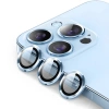 ALLY İPhone 13 Pro -13 Pro Max 3D Metal Çerçeveli Kamera Lens Koruyucu-(5775)
