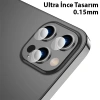 ALLY İPhone 13 Pro-13 Pro Max Tempered Glass Cam Kamera Koruyucu-(5775)