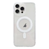 ALLY iPhone 15 Pro Max Magsafe Uyumlu Manyetik Şeffaf Silikon Kılıf-(5775)