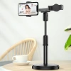 ALLY Masaüstü Youtube Tiktok Canlı Yayın Çift Telefon Tutucu Stand-(5775)